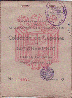 cartilla de racionament